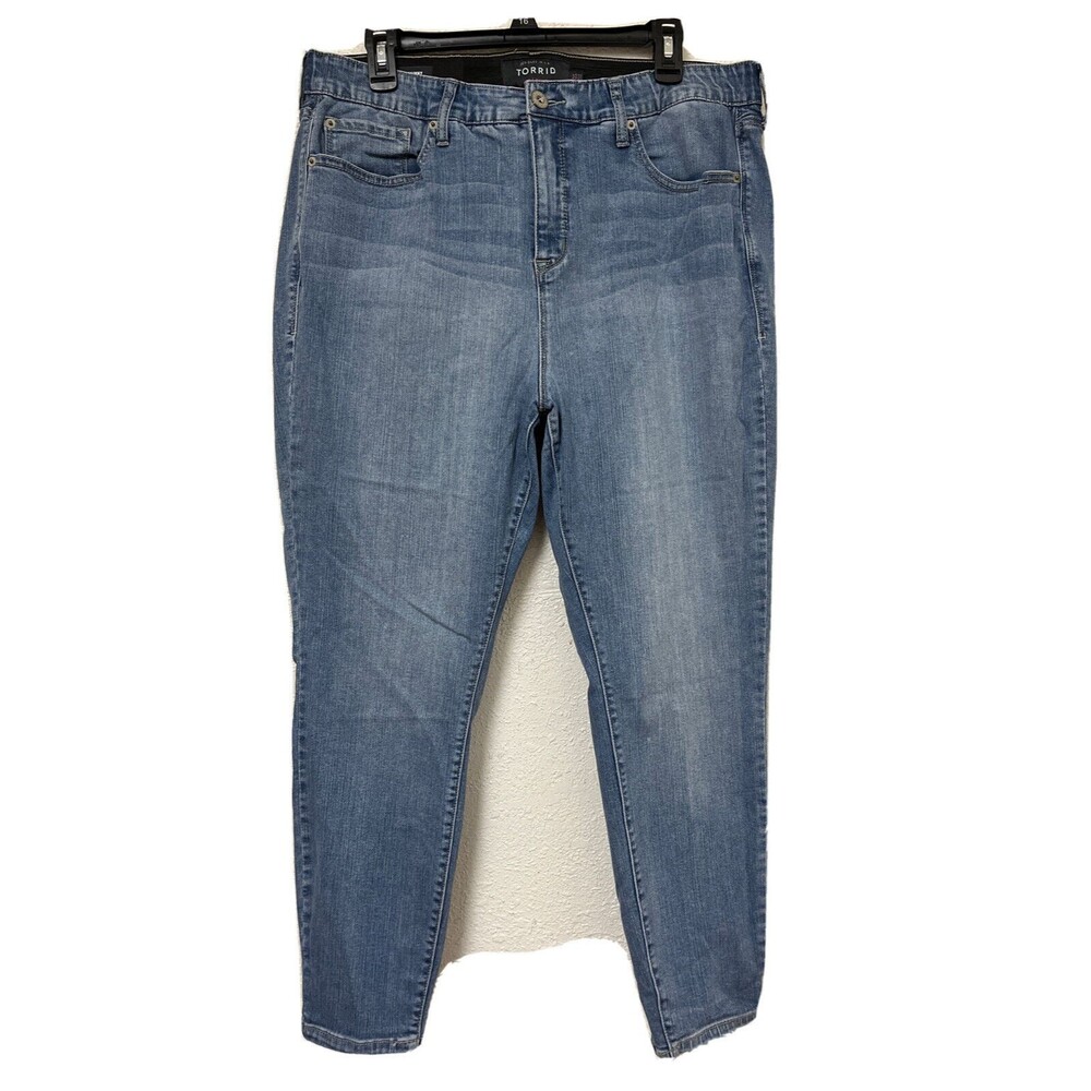 TORRID Premium Stretch Sky High  Jeans Denim Skinny Blue Women's Size‎ 20S Short